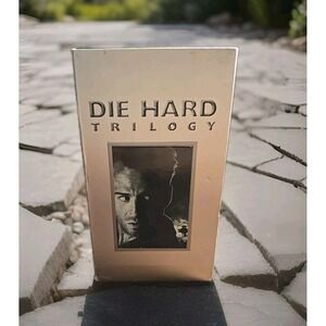 Die Hard Trilogy VHS Cassette Tapes Set of 3 Tested~Bruce Willis Christmas Movie